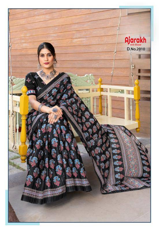 Lakhani ajrakh Wholesale sarees suppliers in India